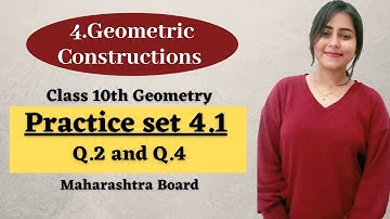 Geometric Construction | Practice set 4.1 | Construction of Similar Triangle | Class 10 | Maths 2