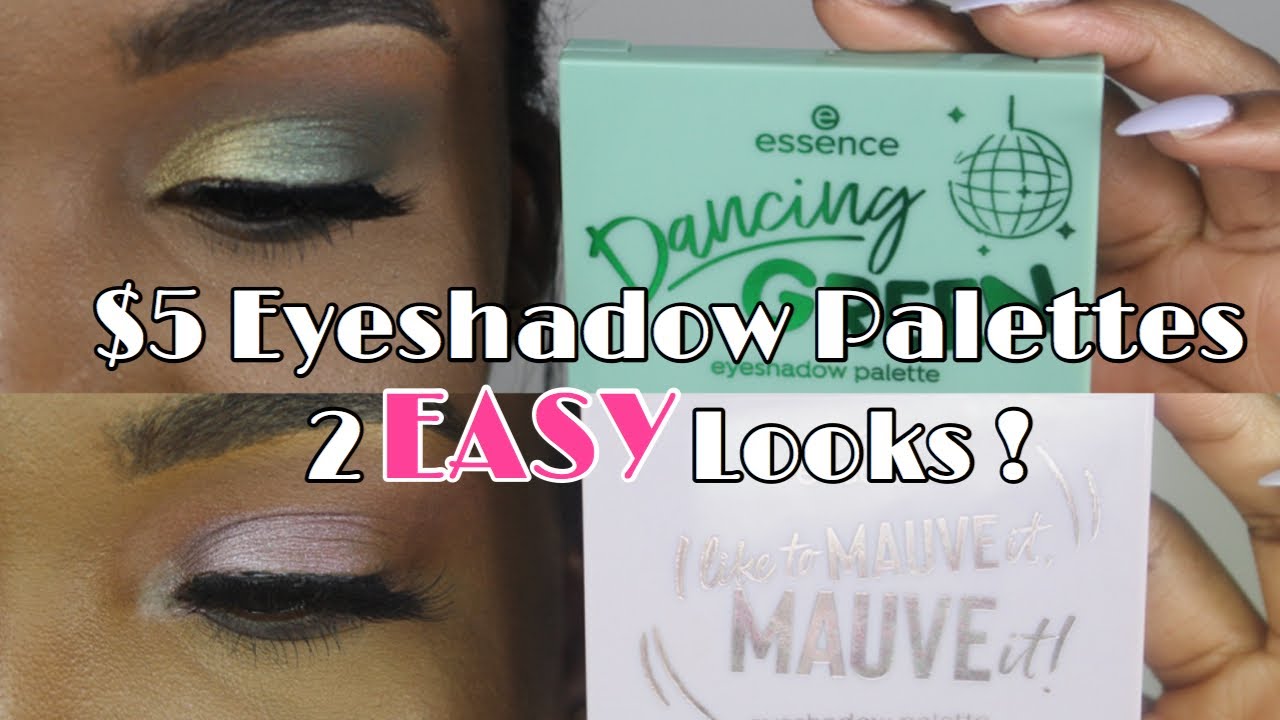 5 Essence Eyeshadow Palettes 2 EASY Looks ! BEGINNER FRIENDLY