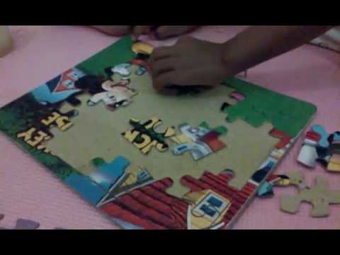 Mainan Anak Perempuan 2 Tahun  Mickey Mouse Puzzle #Genji 