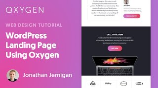 How To Build A WordPress Landing Page Using Oxygen
