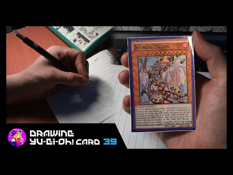 Drawing Yu-Gi-Oh! Card / ATDUEL