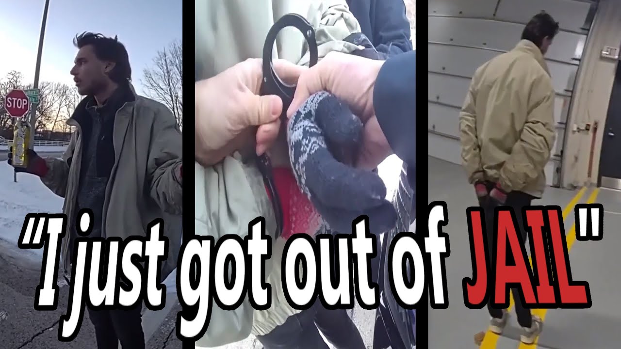 BodyCam Retail Theft, Criminal Trespass Arrest Video Of A Man Literally ...