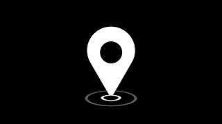 Location Pin Pointer on Transparent Background, Animated Cartoon Location Icon Symbol