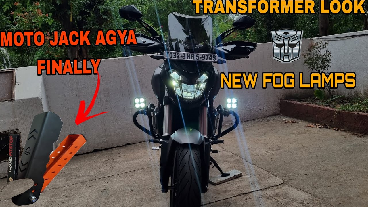 APNI NEW DOMINAR 400 KO FOG LIGHTS LGA KR TRANFORMER LOOK 🔥 TBHI MOTO