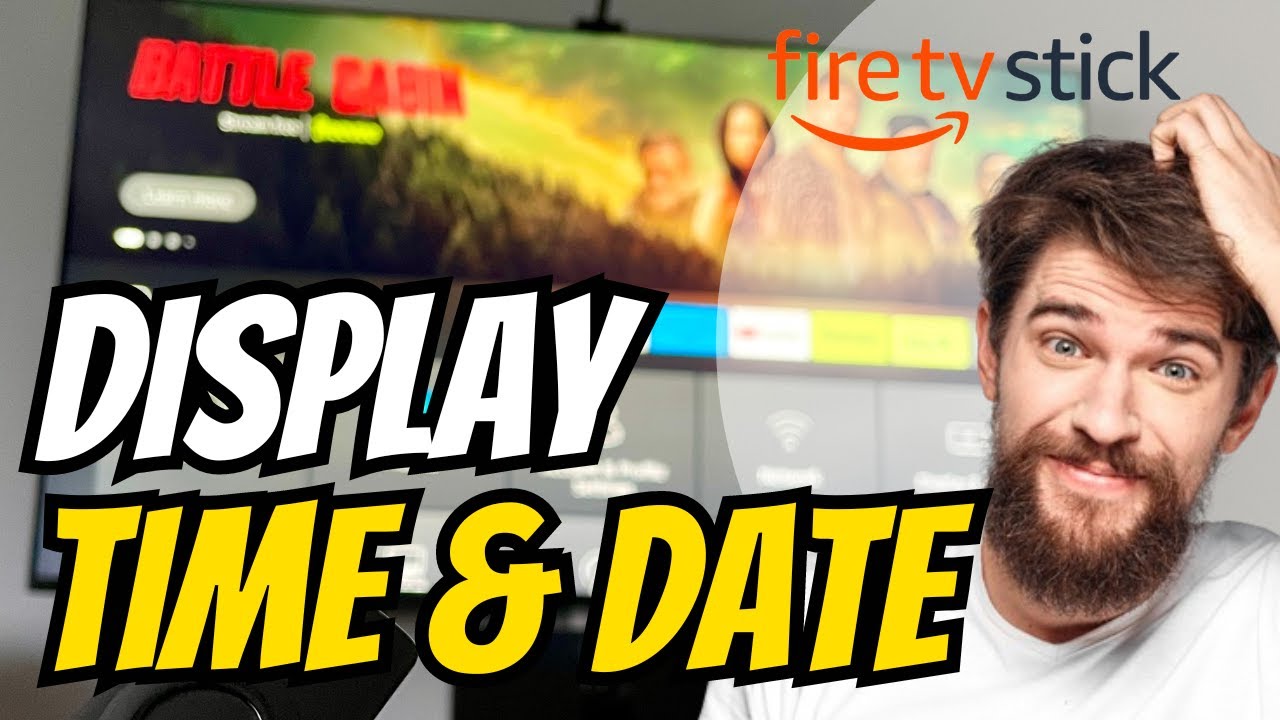 How to Display Time & Date on Amazon Firestick 4k Max (Easy Method)