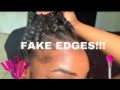 FAKE EDGES!!! Hair Hack