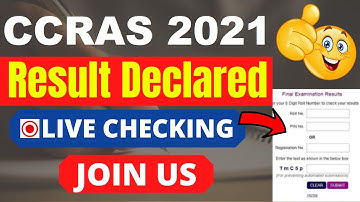 CCRAS LDC UDC 2021 Result (Declared) – Download CCRAS 2021 Merit List Here
