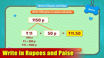 G3 - Module 19 - Exercise 1 - Write in rupees and paise | Appu Series | Grade 3 Math Learning