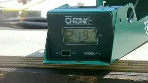 Slingshot band speed comparisons using a chrony shooting chronograph