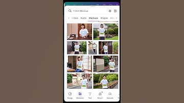 Thumbnail of Design Custom T-Shirt Mockups in Canva Mobile (Easy & Free!)