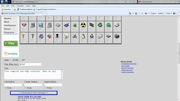 How to make your own windows error message!  Very fast and very easy and free!