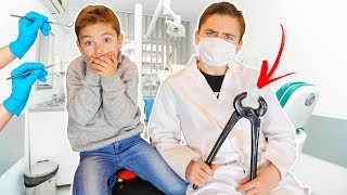 LE CAUCHEMAR DU DENTISTE ! - Swan mange trop de Kinder et \