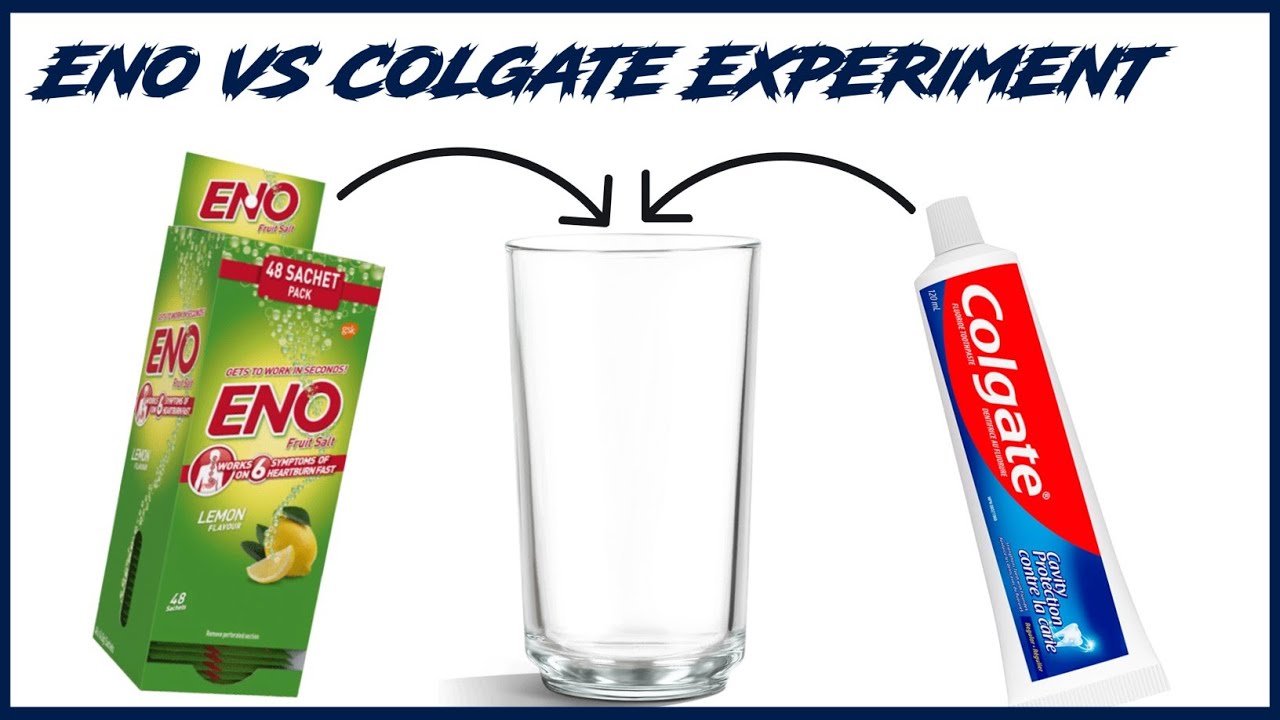 Eno vs Colgate Experiment || Science Experiment 