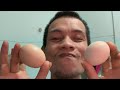 Raw egg peeling challenge : perfect Live #80