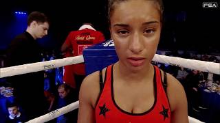 Women`s strawweight title fight. Esma Hasshass vs Nadejda Cantir