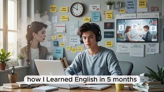 How I Learned English in 5 Months ~ My Powerful Story  ~ Graded Reader ~ Improve Your English