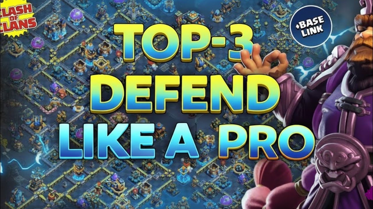 BEST- 3 TH18 LEGEND BASE LINK AT+6000 TROPHIES in 2026 ! TH18 WAR BASE Layouts clash of clan