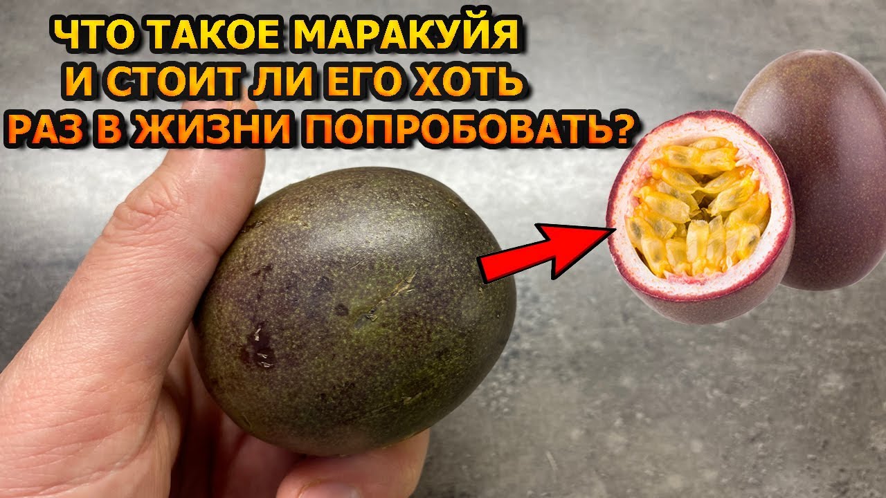 Что собой представляет плод - Маракуйя и стоит ли его покупать? - YouTube
