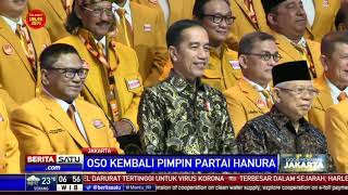 Jokowi Hadiri Pengukuhan Kepengurusan Partai Hanura 2019-2024