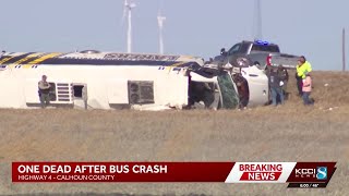 UPDATE: One dead, dozens injured in crash involving Iowa Lakes Community College baseball bus