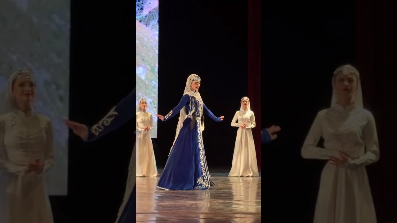 Горянки в красивом танце! #кавказ