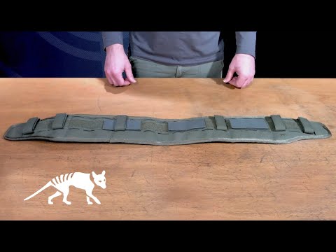 Пояс розвантажувальний Tasmanian Tiger® Belt Padding M&P - Olive, видео 1