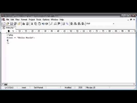 Beginner PHP Tutorial   16- Variables ‏