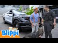 Blippi Learns About Police Officers! 🚔 Police Cars and K-9 Dogs | Fun Facts for Kids
