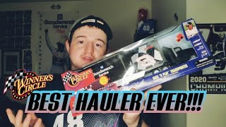 NASCAR Diecast Review: Winner's Circle Dale Earnhardt Race N Play Transporter.