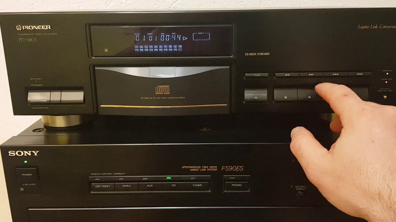 Pioneer PD-S 801 und Sony TA -F 590 ES