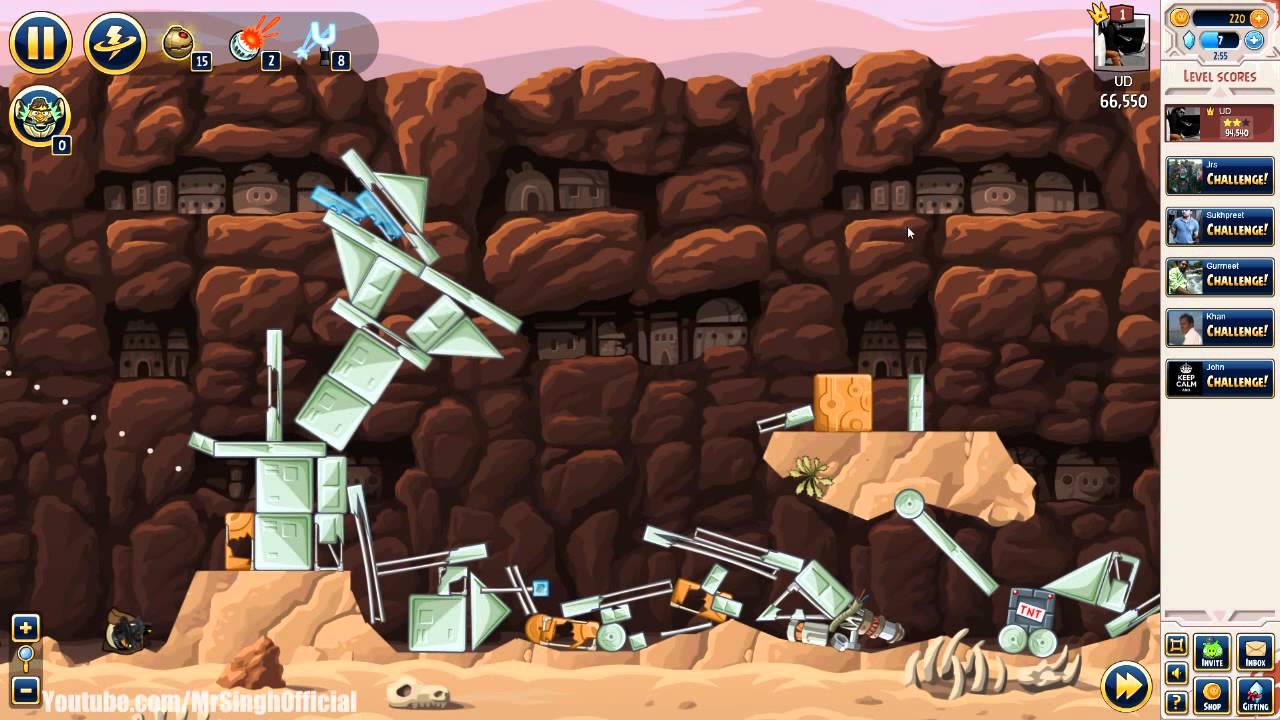 Angry Birds Star Wars - Facebook Tournament Week 27 Level 2 Walkthrough Highscore Star Wars Week 27