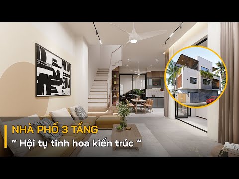 Video Nhà phố 3 tầng 2 mặt tiền được thổi hồn với kiến trúc... - youtube