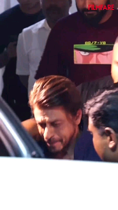 #ShahRukhKhan and #GauriKhan seen exiting a Diwali bash in the city recently. ❤️