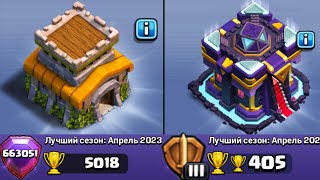 ЛЕГЕНДАРНАЯ ЛИГА НА ТХ8  В 2023 ! ТХ15 ПРОТИВ ТХ8 ! ПУШ КУБКОВ  CLASH OF CLANS