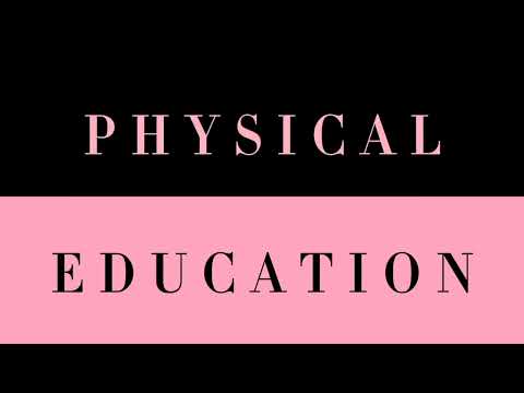 Physical Education Intro | Black & Pink Text