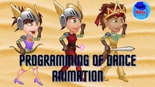 dance animaton in tynker block coding screenshot 2