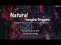 [ Lyrics+ Vietsub] Natural- Imagine Dragons