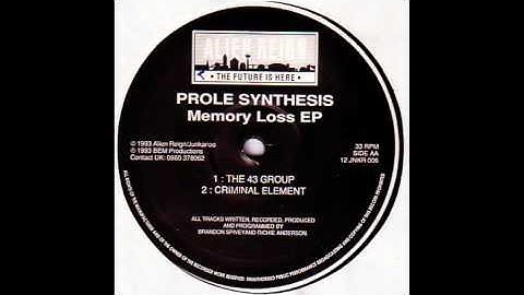 Alien Reign 006 - Prole Synthesis - Memory Loss EP - B2 "Criminal Element"