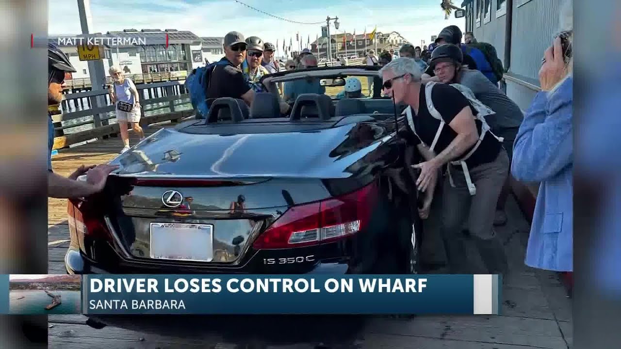 Good Samaritans help a driver who lost control of his car on Stearns ...