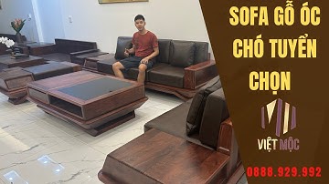 Sofa Gỗ Óc Chó | Những Đường Vân Cực Kì Giá Trị của Bộ Sofa Gỗ Óc Chó Nhập Khẩu | Sofa Gỗ Việt Nhật