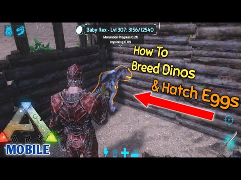 Ark Mobile How To Breed Dinos & Hatch Eggs