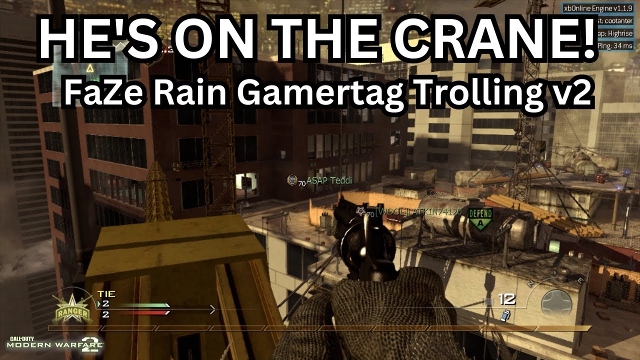 FaZe Rain Gamertag Trolling