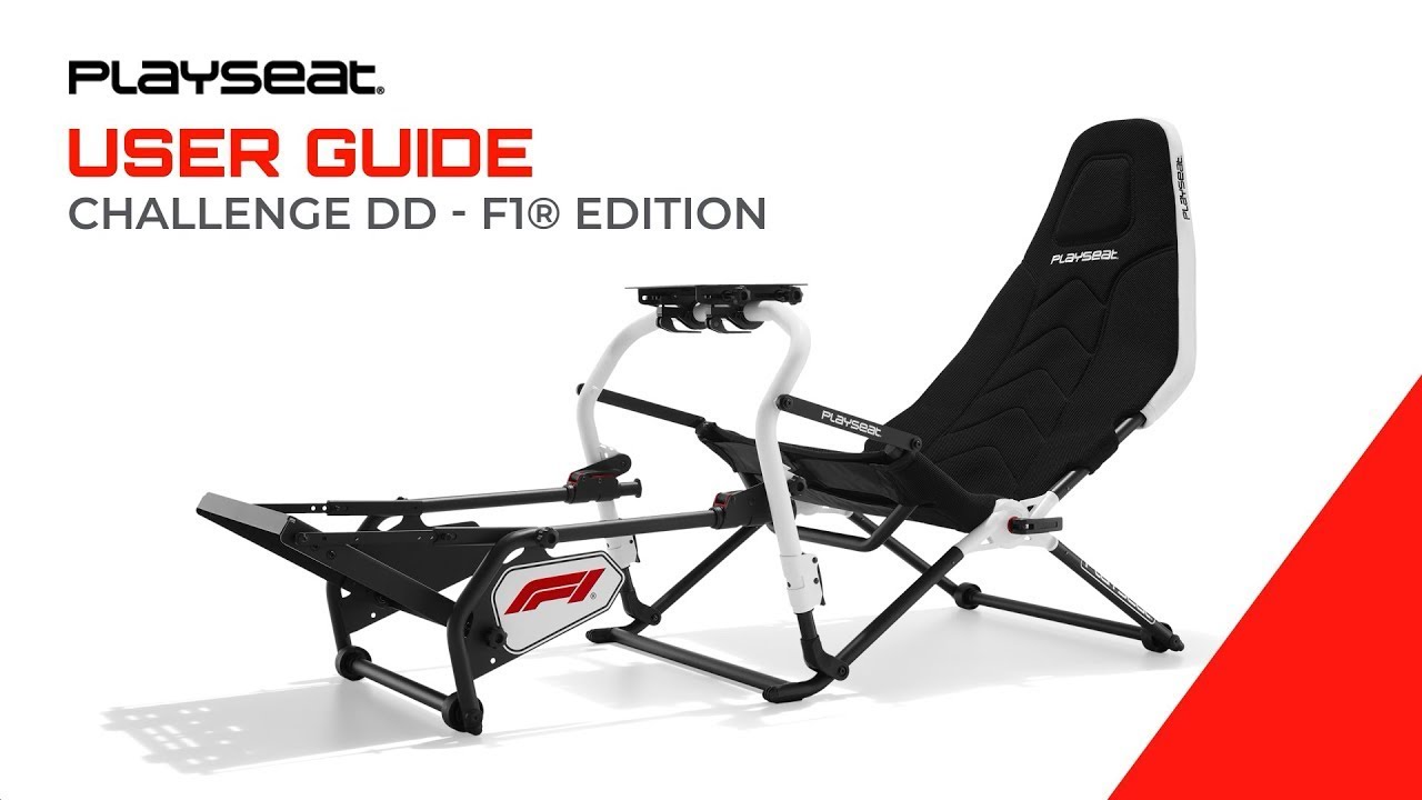 How to use your Playseat® Challenge DD – F1® Edition | Step-by-Step User Guide