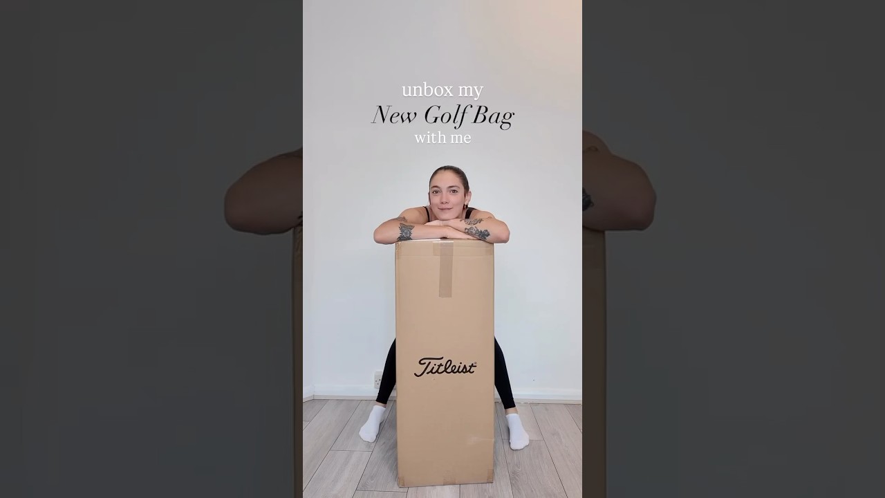 UNBOXING MY NEW GOLF BAG! ⛳️