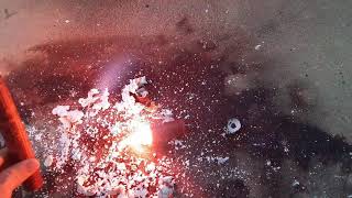 Exploding a lighter with 2 road flares