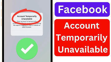 Account Temporarily Unavailable Facebook | FB Account Temporarily Unavailable Problem Solve 2025