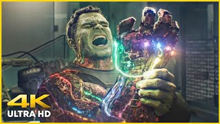 Hulk Snaps - Brings Everyone Back | Avengers Endgame (Open Matte) [4K UHD]