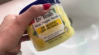 Quick Review Dr Teals Shea Sugar Scrub