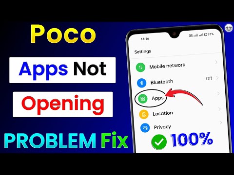 Poco Mobile Me App Open Nahi Ho Raha Hai | Poco Apps Not Opening | Poco Apps Open Problem