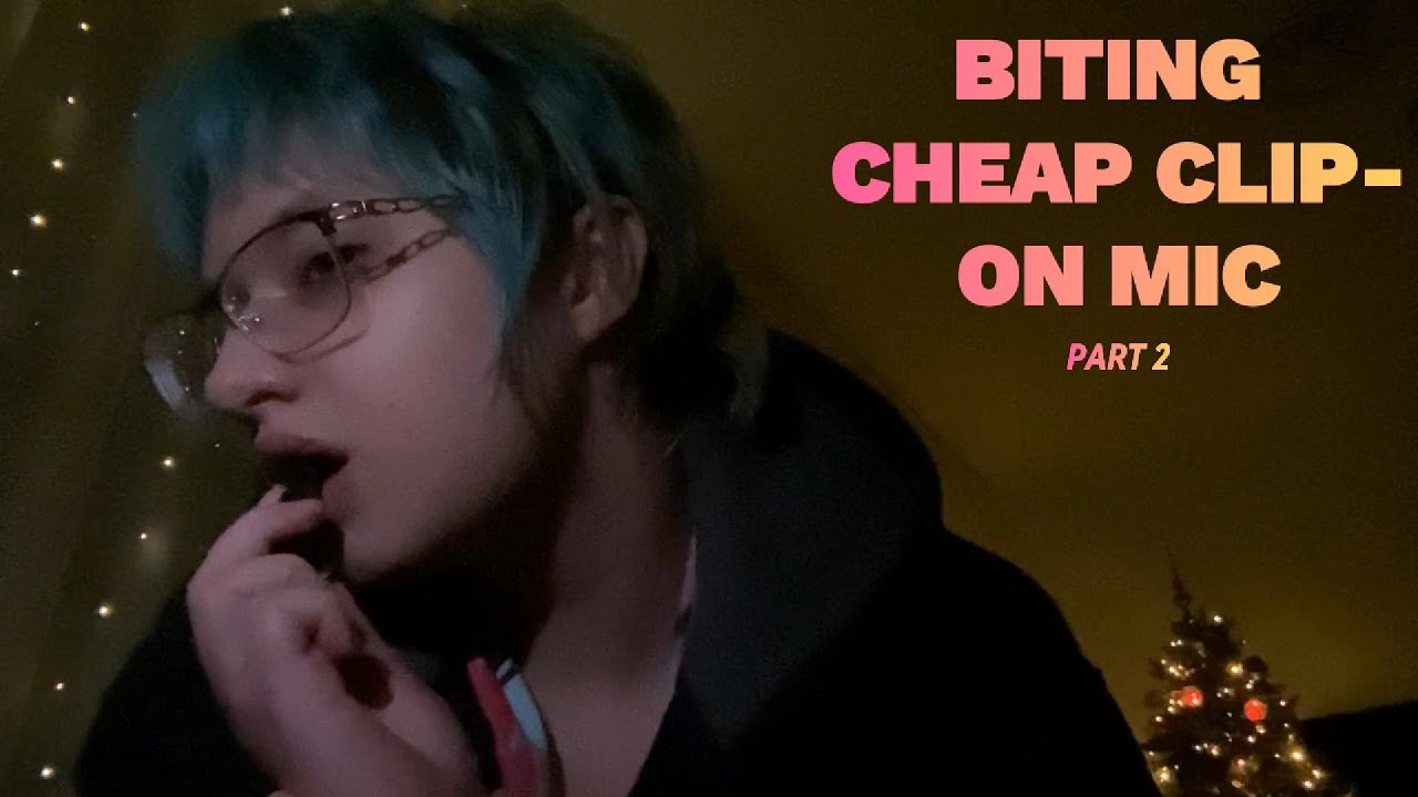 BITING CHEAP MIC ASMR (part 2) | Lo-fi mic biting, teeth grinding